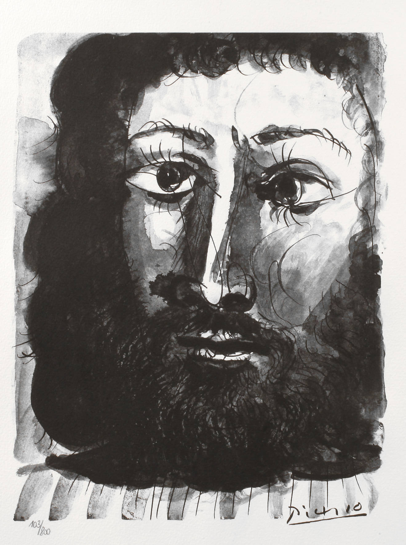 Pablo Picasso, Männerkopf