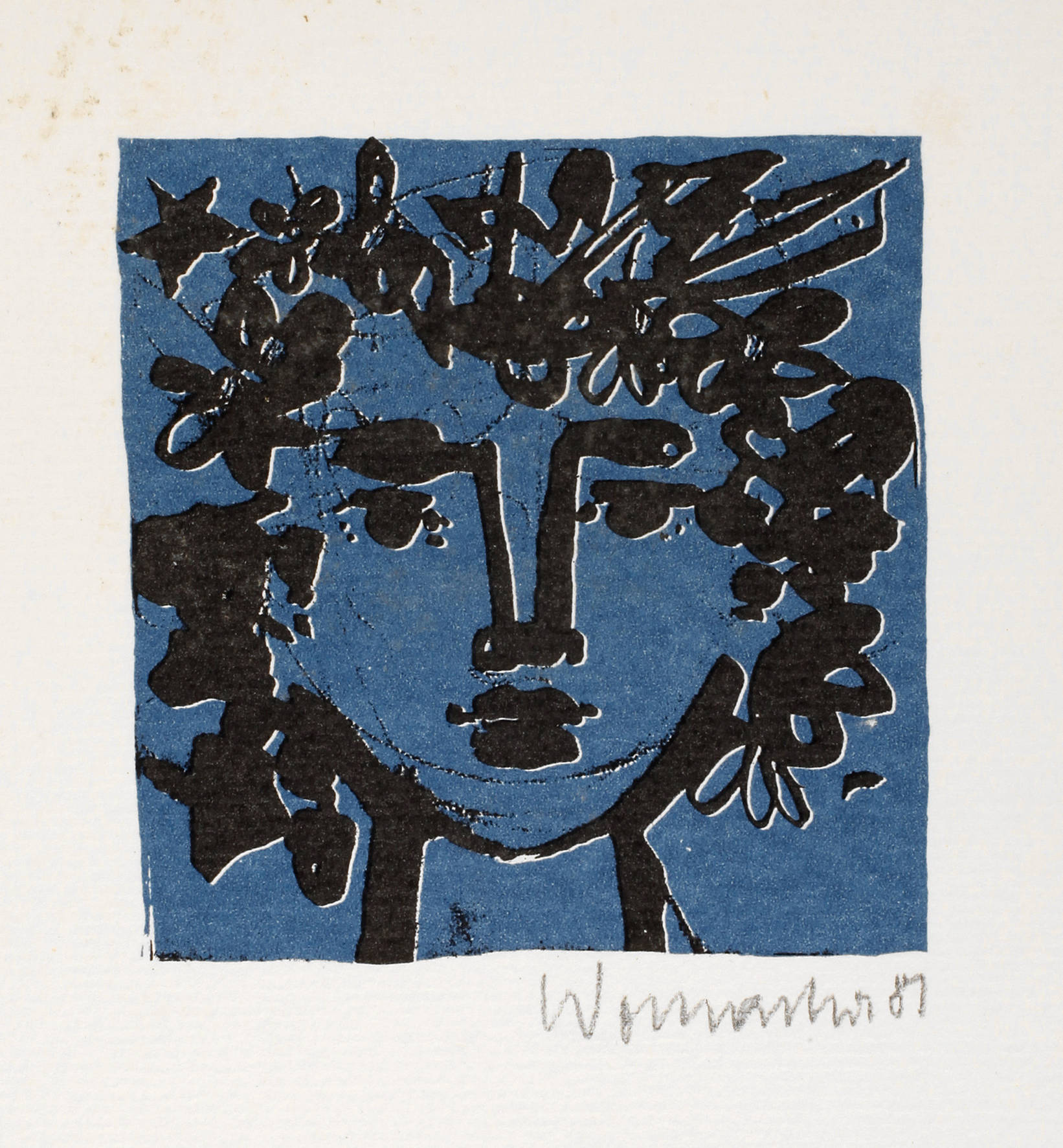 Prof. Walter Womacka, Portraitkopf