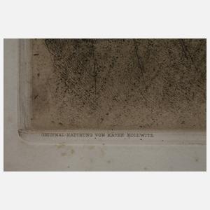 Prof. Käthe Kollwitz, ”Frau an der Wiege”