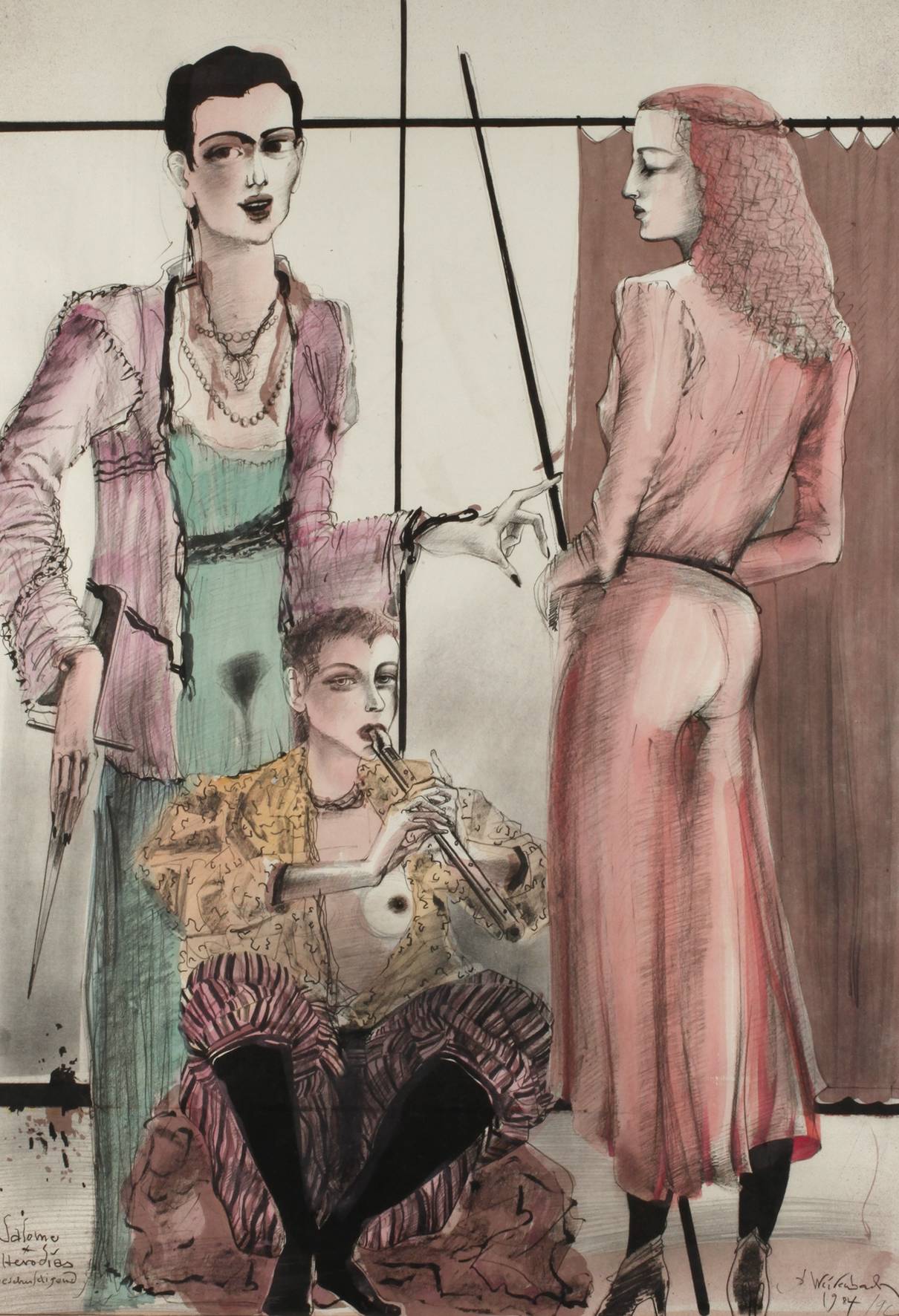 Dieter Weidenbach, ”Salome Herodias beschuldigend”