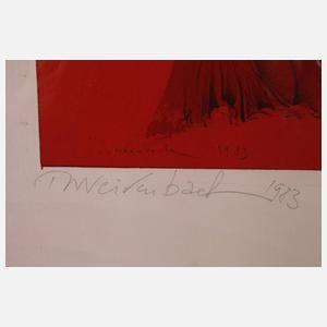 Dieter Weidenbach, Akt mit Tuch