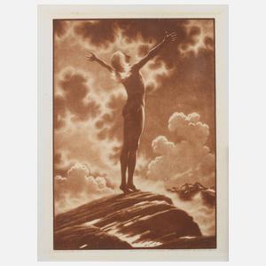 Prof. Hugo Höppener, genannt Fidus, ”Lichtgebet”