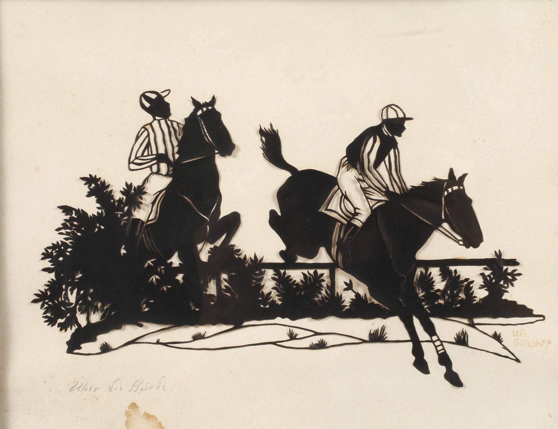 Lotte Gützlaff, ”Über die Hürde”