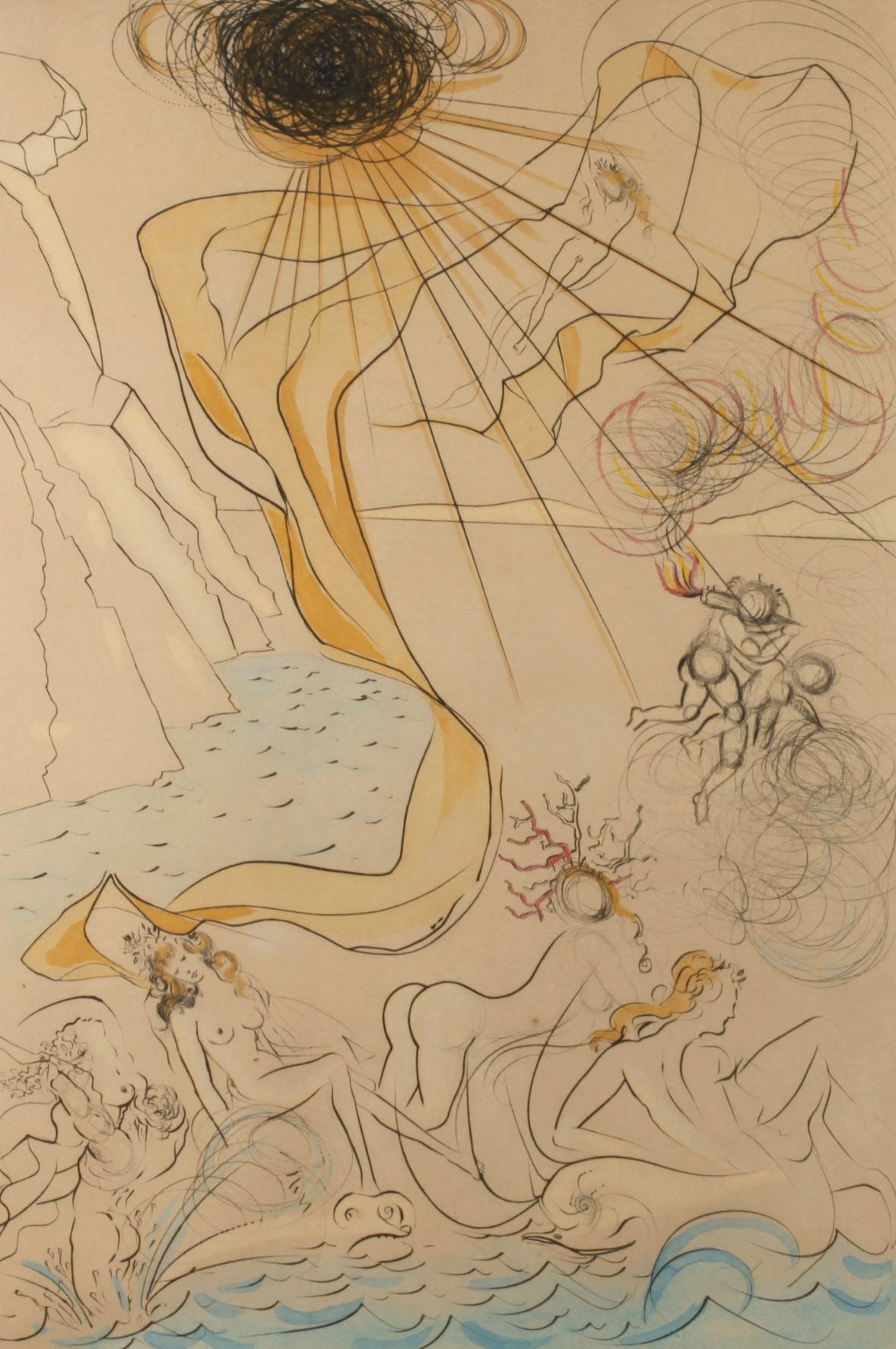 Salvator Dali, attr., ”Triomphe de Vénus”