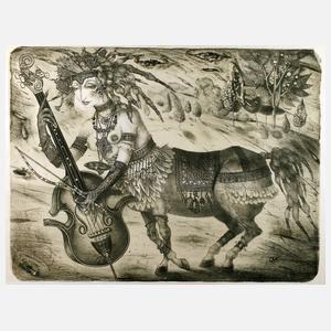 Phantastische Komposition mit Mischwesen