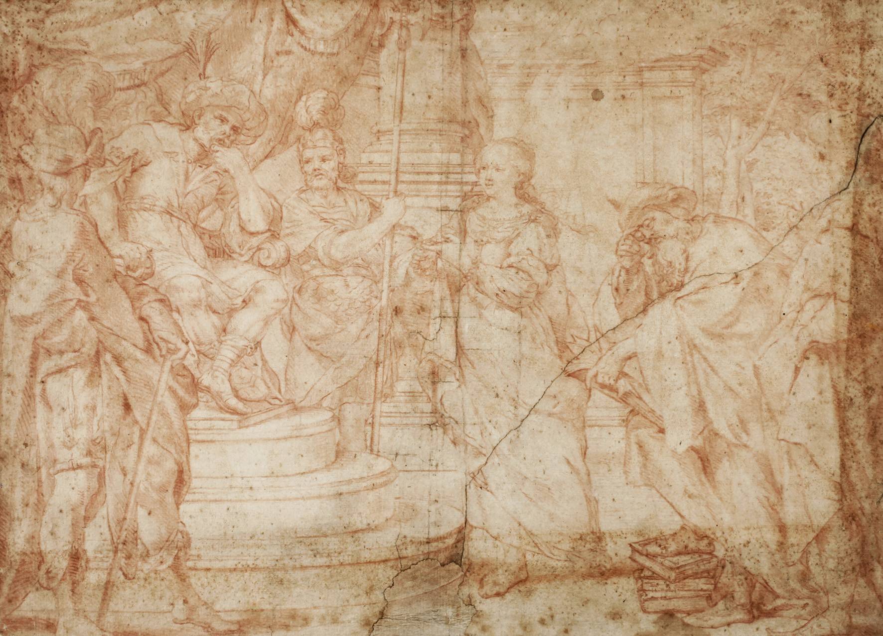 Theodor van Thulden attr., Heilige Katharina