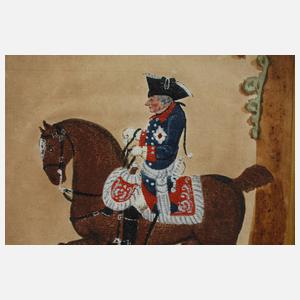 Friedrich der Große zu Pferde