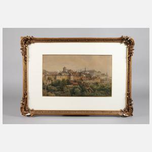 Anton Perko, Stadtansicht mit Schloss