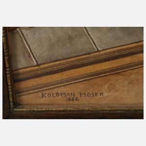 Koloman Moser, Dachlandschaft mit Türmchen