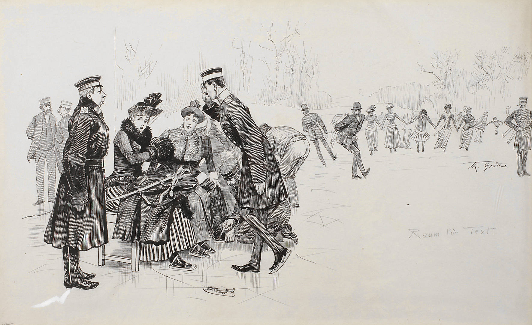 Theodor Grätz, Eisvergnügen