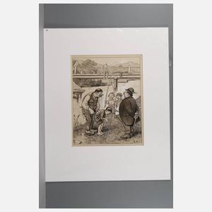 Emil Renicke, Das unfreiwillig Bad