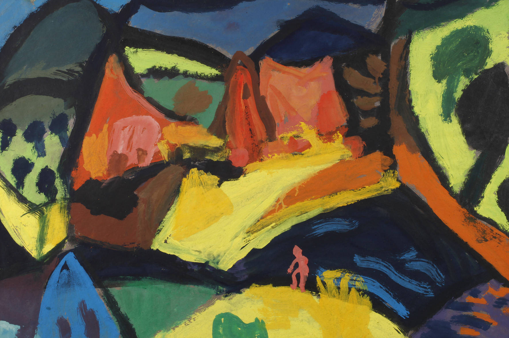 Fritz Keller, ”Rügenhausen am Wasser”