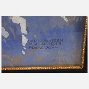 Franz John, ”Sattelspitzen”