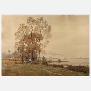 Cornelius Anton Bartels, ”Herbst am Niederrhein”