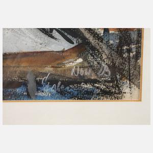 Segelboothafen im Sommer