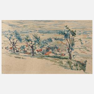 Otto Schubert, Landschaft bei Dresden