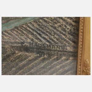 C. Hausmann, ”Blick von katholischer Hofkirche”