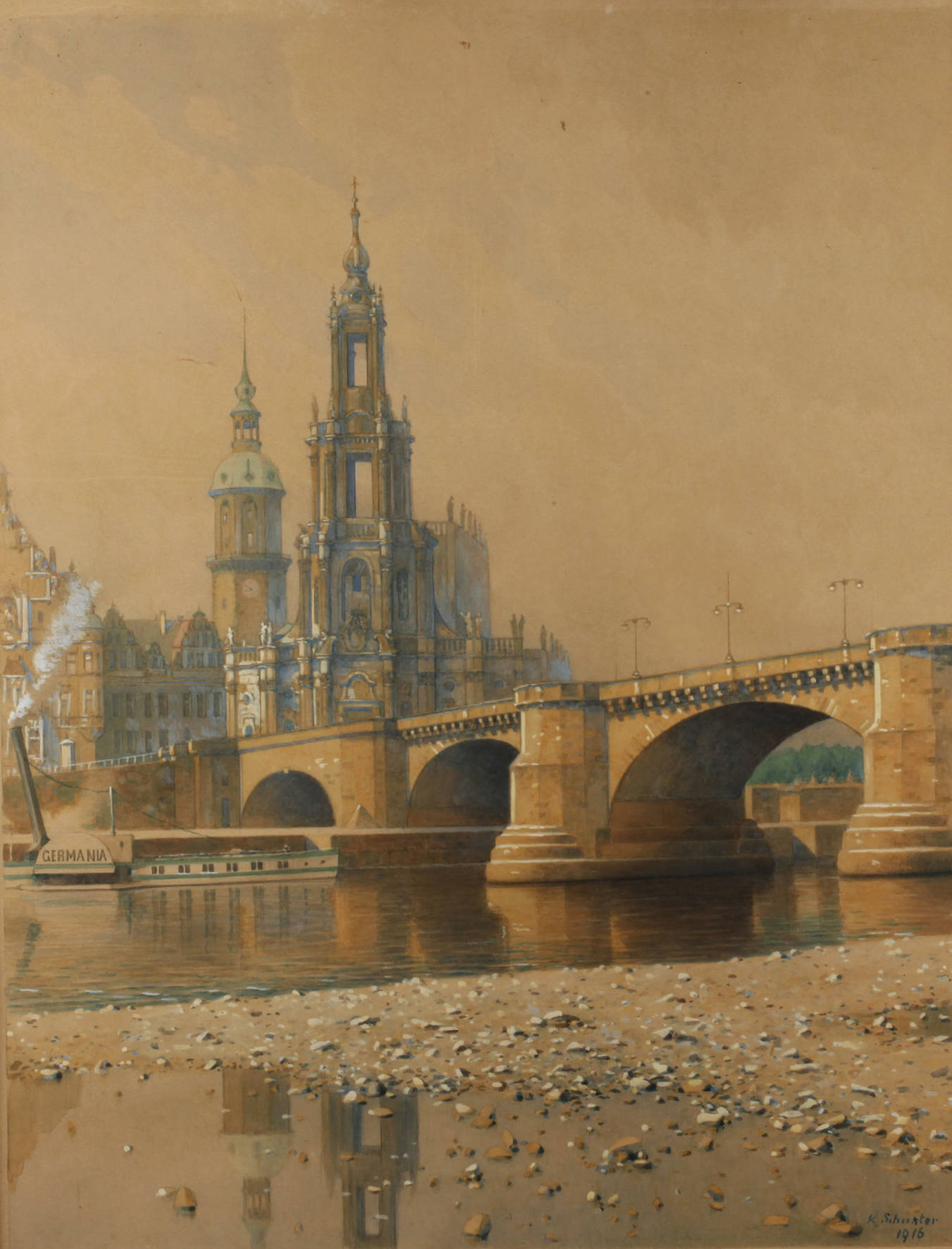 K. Schuster, Dresdenansicht