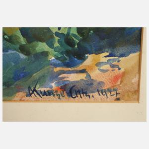 Alfred Kunze, Mediterrane Sommerlandschaft