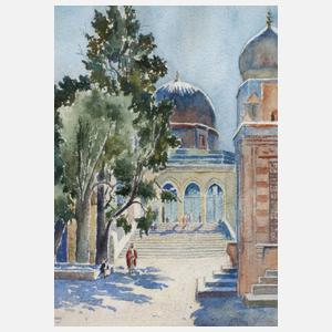 A. Peters, attr., Felsendom in Jerusalem