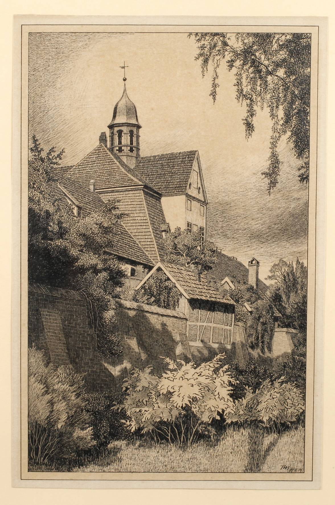 Th. Meinhold, Ansicht Kloster Barth
