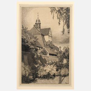 Th. Meinhold, Ansicht Kloster Barth