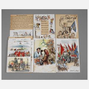 Illustrationen für Kinderbuch ”Peter ist da!”