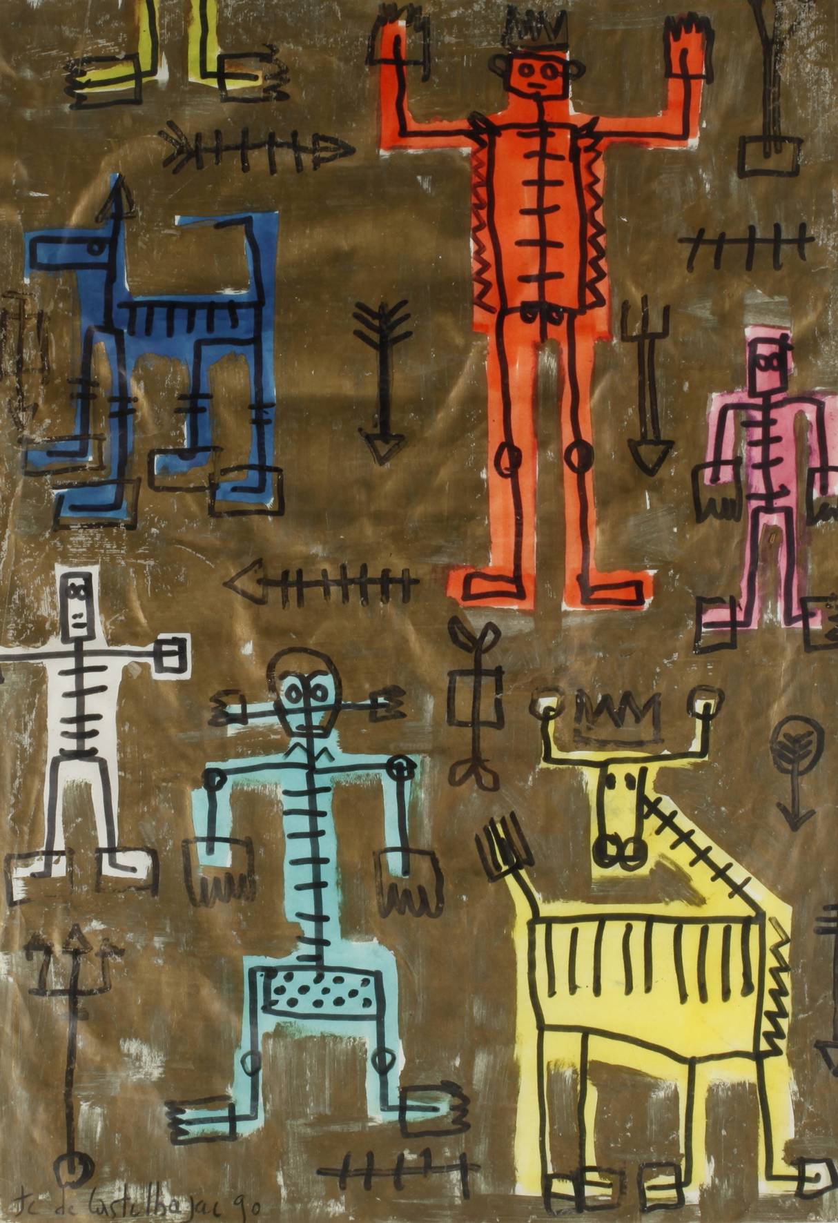 Jean-Charles de Castelbajac, Figurative Komposition