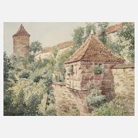 J. Klassert, ”Alte Stadtmauer in Rothenburg”111