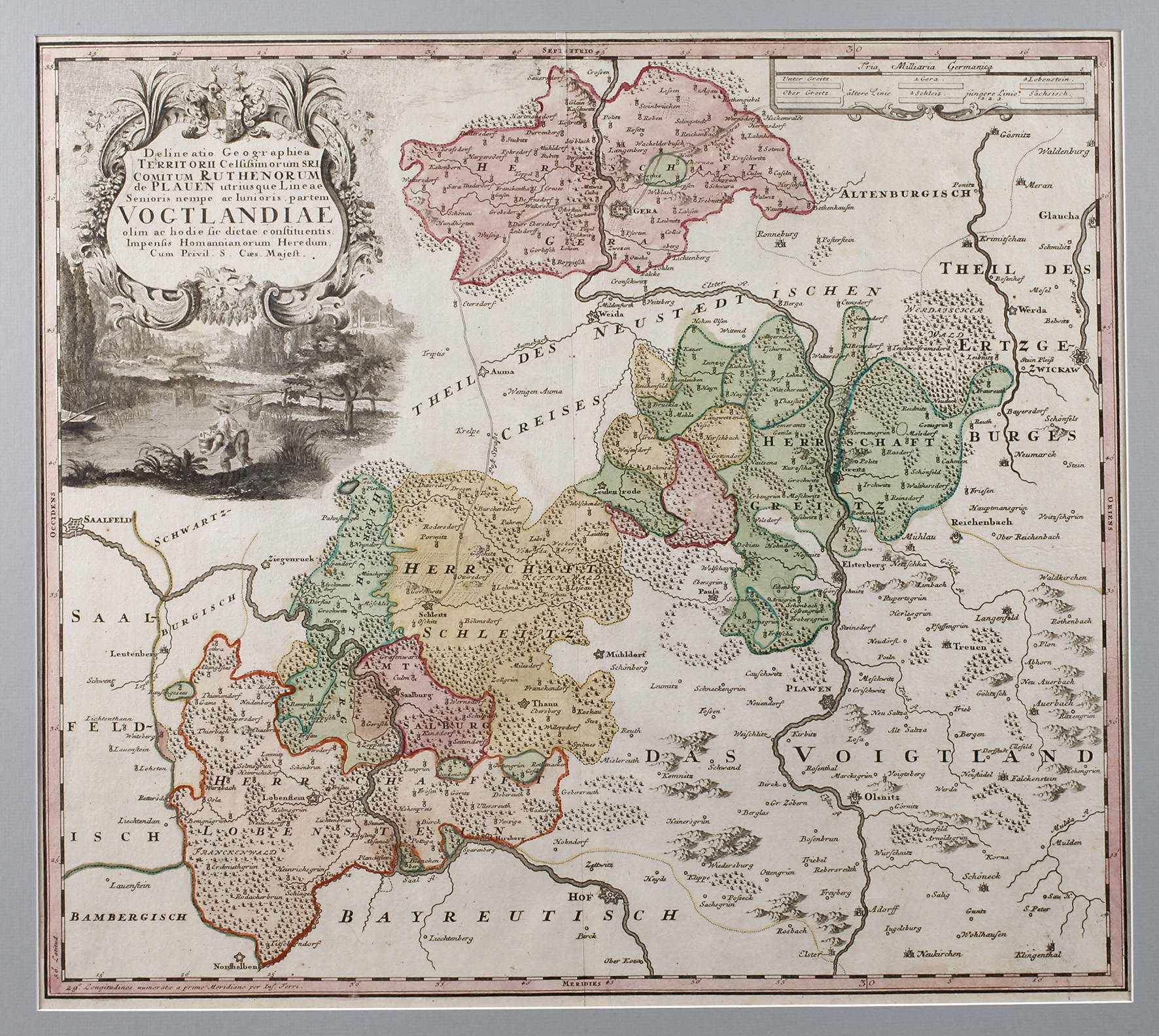 Homanns Erben, Kupferstichkarte Vogtland