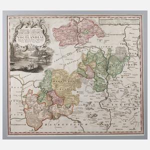 Homanns Erben, Kupferstichkarte Vogtland