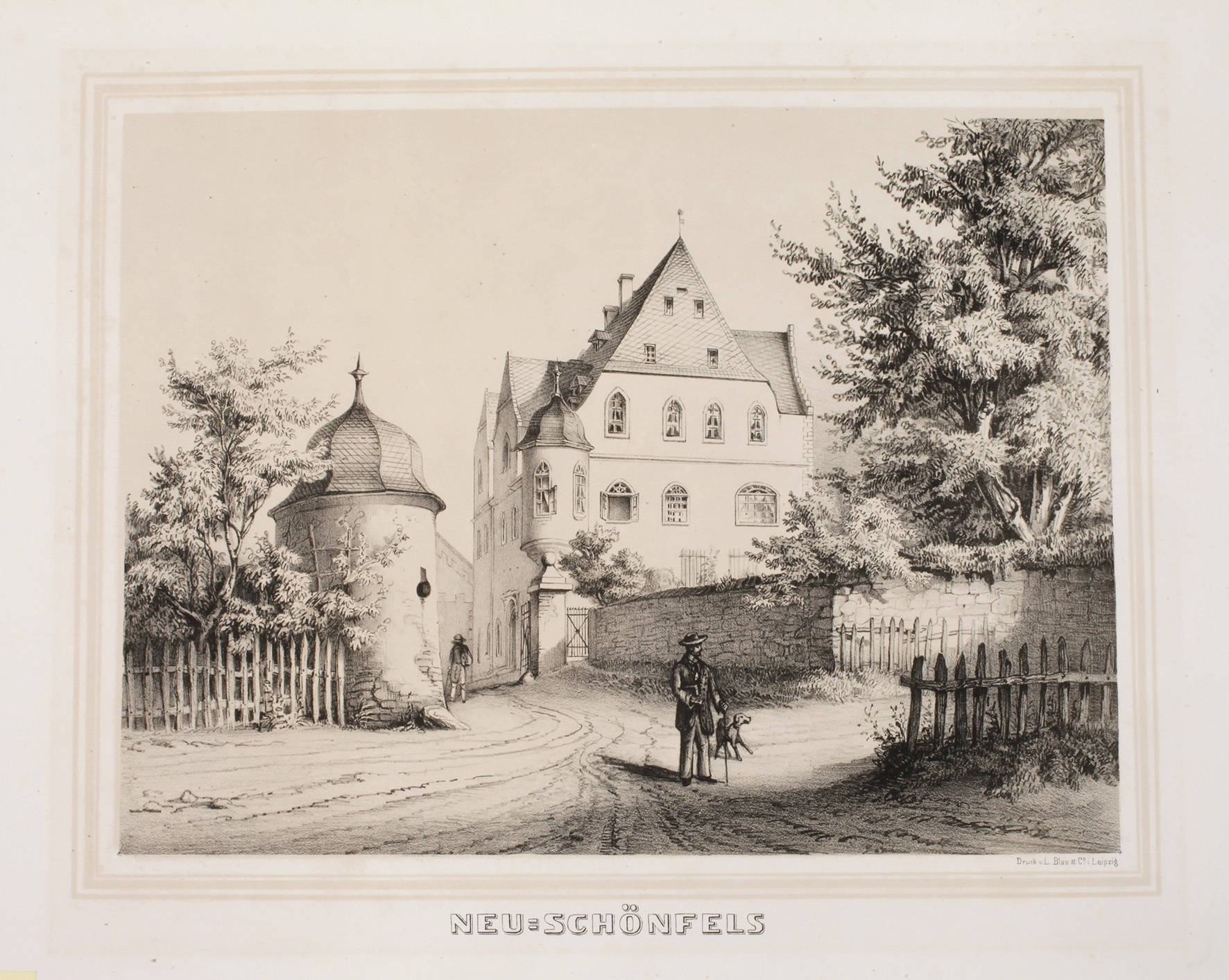 Ansicht Rittergut Neuschönfels