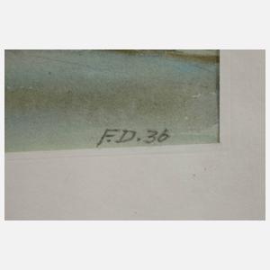 Friedrich Degenkolb, Sommerlandschaft bei Jena