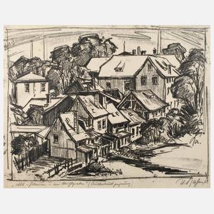 Walter Rahm ”Alt-Plauen – Am Mühlgraben”