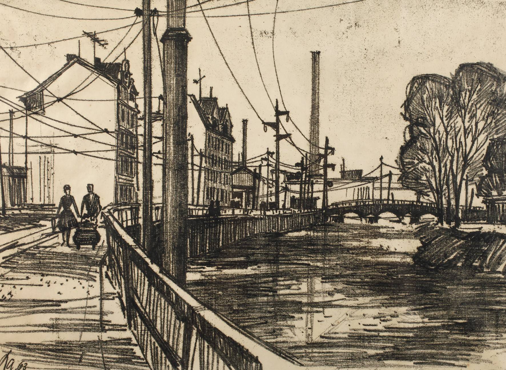 Walter Rahm, ”An der Elster in Plauen”