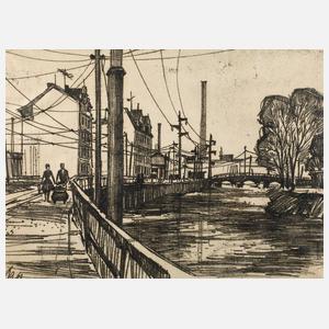 Walter Rahm, ”An der Elster in Plauen”