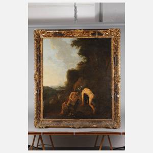 Jan Both, Jan Weenix & Nikolaus Knüpfer, attr., Argus und Merkur