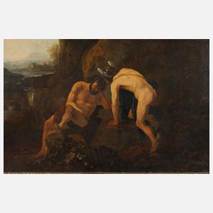 Jan Both, Jan Weenix & Nikolaus Knüpfer, attr., Argus und Merkur