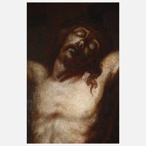 Trauernde Maria Magdalena am Kreuz Jesu