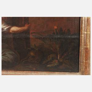 Trauernde Maria Magdalena am Kreuz Jesu