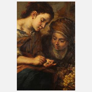 Berta Winter, ”Die Geld zählenden Obstverkäufer” nach Murillo