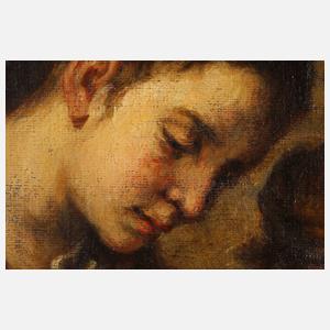 Berta Winter, ”Die Geld zählenden Obstverkäufer” nach Murillo