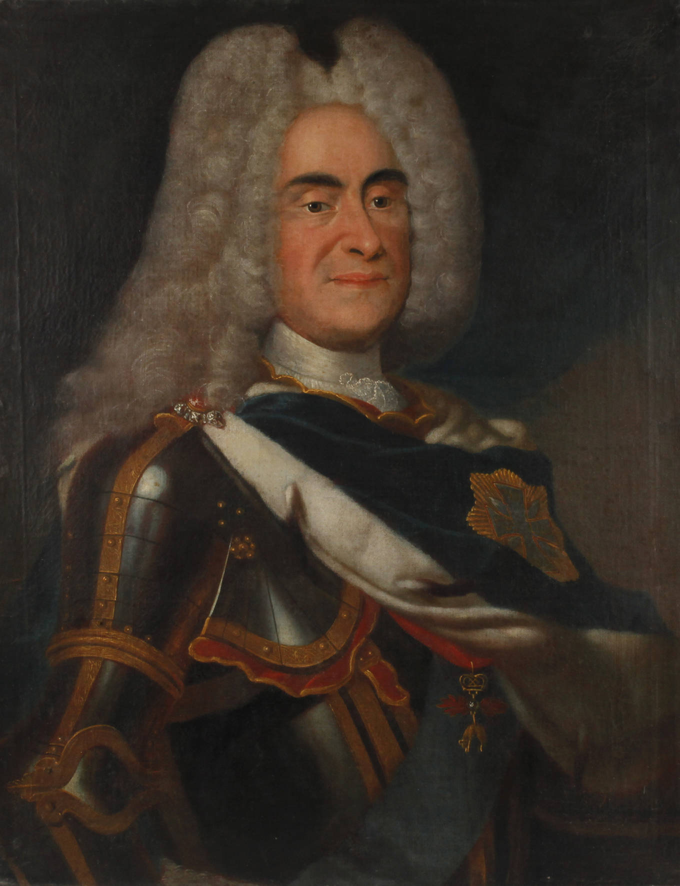 Prof. Louis de Silvestre, Werkstatt, Bildnis August der Starke