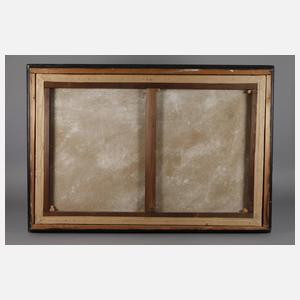 Gesellschaft vor antikem Tempel, Barock