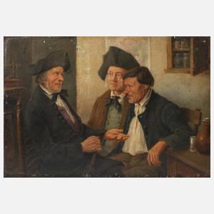 Drei Männer in altdeutscher Tracht