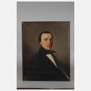 F. Wolfram, Herrenportrait Biedermeier