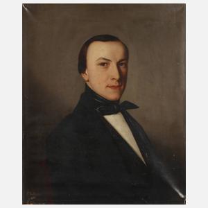 F. Wolfram, Herrenportrait Biedermeier