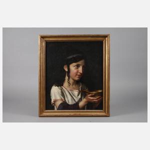 Mädchen mit Messingschale