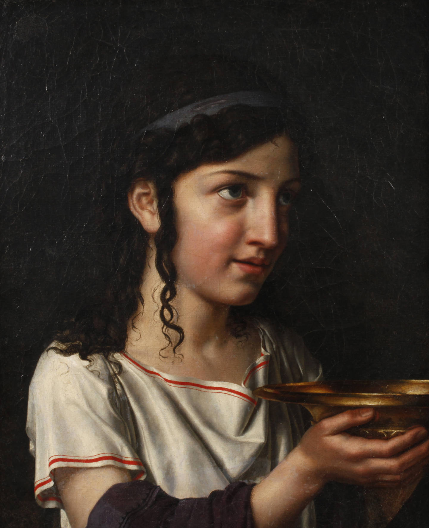 Mädchen mit Messingschale