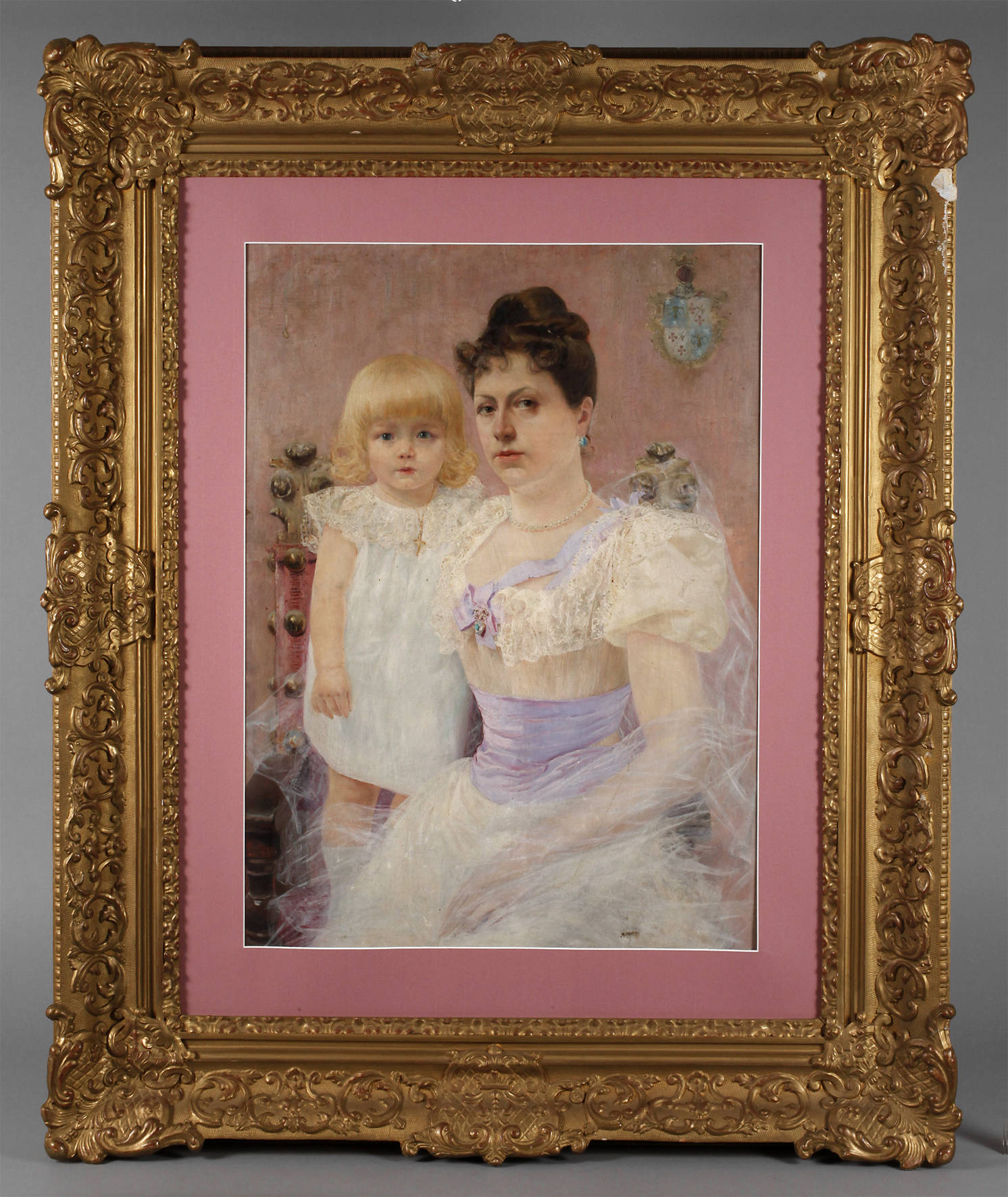 José Gallegos y Arnosa, Adlige mit Kind